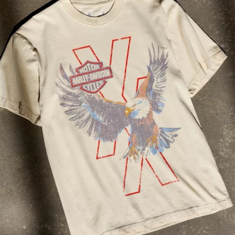 Harley-Davidson X MGK Lost Americana Eagle Graphic T-Shirt Sz XL